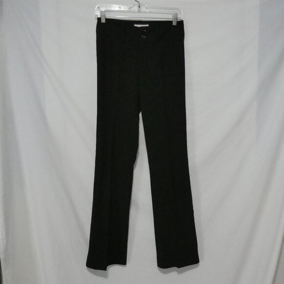 ESPRIT | size 2 | Black Straight Leg Pants | Double Button and Zipper Closure - Picture 1 of 16